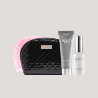 BEAUTY BAG PINK - CHOLLEY SATIN ACE CREAM+ BIOVISOL COMPLEXE HUILEUX