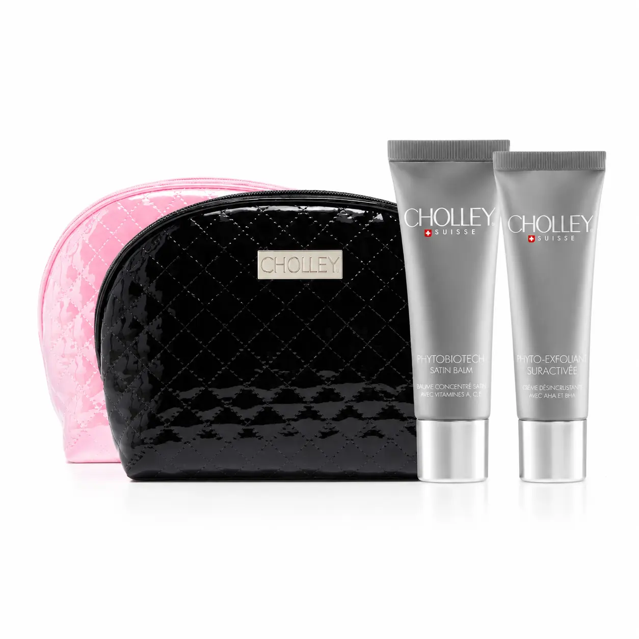 CHOLLEY Beauty Bag – Satin Balm & Phyto-Exfoliant Suractivée