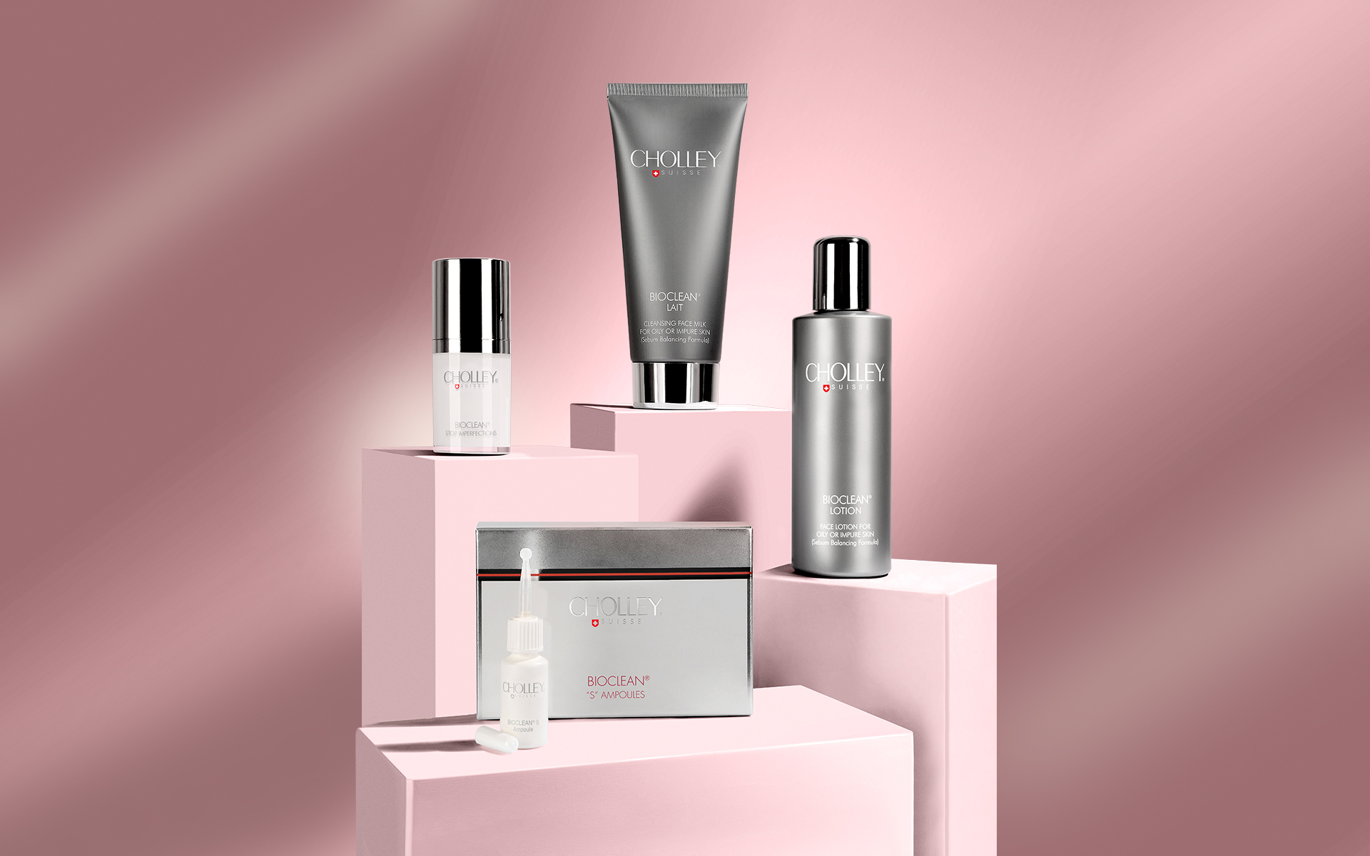 CHOLLEY BIOCLEAN collectie voor de onzuivere huid